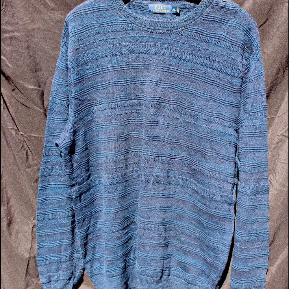 NWOT Polo Ralph Lauren linen blend sweater. Size XL.